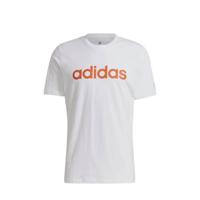 adidas Performance sport T-shirt wit/oranje