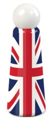 Lund thermosfles Skittle UK 500 ml RVS 8,7 x 24 cm blauw/rood Lund thermosfles Skittle UK 500 ml RVS 8,7 x 24 cm blauw/rood