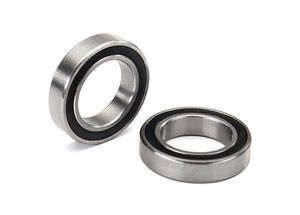 Ball bearing, black rubber sealed (20x32x7mm) (2) (TRX-5196A)