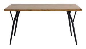 Artistiq Eettafel Serene Eikenlook en Metaal, 150 x 90cm - Naturel