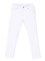 DSQUARED2 KIDS jean à coupe cinq poches - Blanc