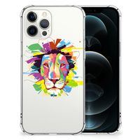 iPhone 12 Pro Max Stevig Bumper Hoesje Lion Color - thumbnail