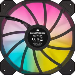 Corsair SP140 RGB ELITE Computer behuizing Ventilator 14 cm Zwart 1 stuk(s)