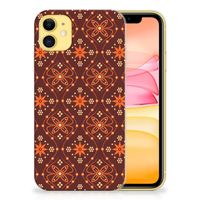 Apple iPhone 11 TPU bumper Batik Brown - thumbnail