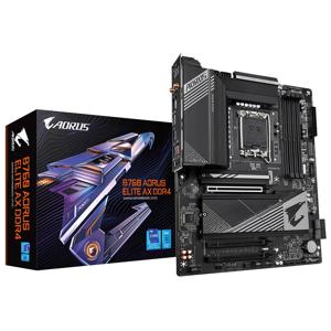 Gigabyte B760 AORUS ELITE AX DDR4 (rev. 1.0) Moederbord Socket Intel 1700 Vormfactor ATX Moederbord chipset Intel® B760 Express