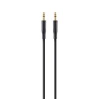 Belkin F3Y117bt2M Jackplug Audio Aansluitkabel [1x Jackplug male 3,5 mm - 1x Jackplug male 3,5 mm] 2.00 m Zwart Vergulde steekcontacten