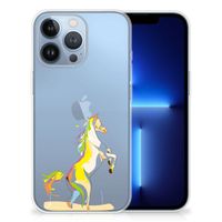 Apple iPhone 13 Pro Telefoonhoesje met Naam Horse Color