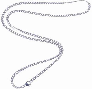 LGT Jewels Cubaanse koord ketting Zilver 3mm-60cm