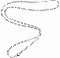 LGT Jewels Cubaanse koord ketting Zilver 3mm-60cm