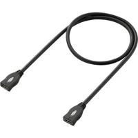 SpeaKa Professionele HDMI-verlengkabel 1,00 m SP-1793612 Audio Return Channel, vergulde stekkercontacten, Ultra HD