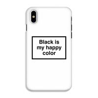 Black is my happy color: iPhone X Tough Case - thumbnail