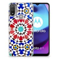 Motorola Moto E20 | E40 TPU Siliconen Hoesje Mozaïek