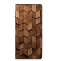 Book Wallet Case voor OnePlus Nord CE 2 Lite 5G Wooden Cubes - thumbnail