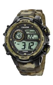 Horlogeband Calypso K5723-6 Kunststof/Plastic Camouflage 23mm