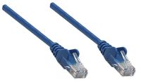 Intellinet 318129 RJ45 Netwerkkabel, patchkabel CAT 5e U/UTP 0.50 m Blauw 1 stuk(s) - thumbnail