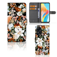 Hoesje voor OPPO A98 5G Dark Flowers