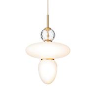 Nuura Rizzatto 43 Hanglamp - Satin Brass / Opal