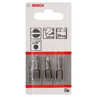 Bosch 2607001457 bits 3 st. LS-bits 0,5 x 4.0 x H 25 mm S0,5 x 4,0 25 mm, 3 Stuk