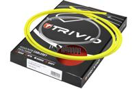 Trivio - Fietskabel Compleet Derailleur Kabelkit RVS Neon Geel