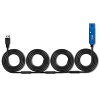 Lindy 43362 USB-kabel 30 m USB 3.2 Gen 1 (3.1 Gen 1) USB A Zwart, Blauw - thumbnail