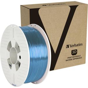 Verbatim 55056 3D-printmateriaal Polyethyleentereftalaatglycol (PETG) Blauw, Transparant 1 kg