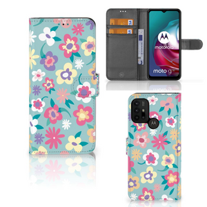 Motorola Moto G10 | G20 | G30 Hoesje Flower Power