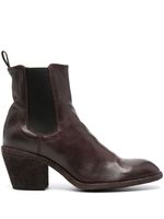 Officine Creative bottes en cuir Sydne 70 mm - Marron - thumbnail