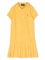 Ralph Lauren Kids robe Polo Pony en coton - Jaune