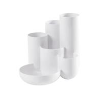 HAN Bureaukoker CAMPUS met 5 buizen en 1 schaal voor kleine onderdelen, 17480-12, wit