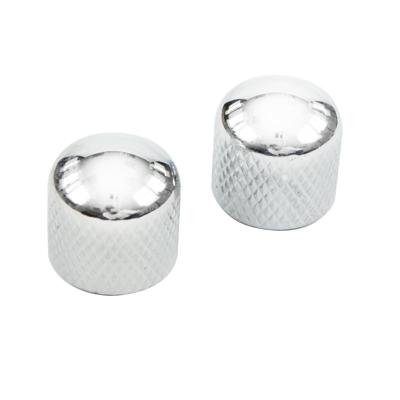 Yellow Parts EZ1223C dome knoppen gitaar en bas chroom (2 stuks)