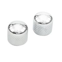 Yellow Parts EZ1223C dome knoppen gitaar en bas chroom (2 stuks)