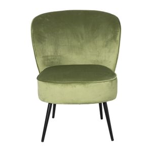 Fauteuil Frida - groen - 77x69x60 cm