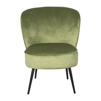 Fauteuil Frida - groen - 77x69x60 cm