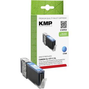 KMP Inktcartridge vervangt Canon CLI-571C XL Compatibel Cyaan C107CX 1569,0003