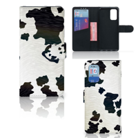 Samsung Galaxy A32 4G Telefoonhoesje met Pasjes Koeienvlekken