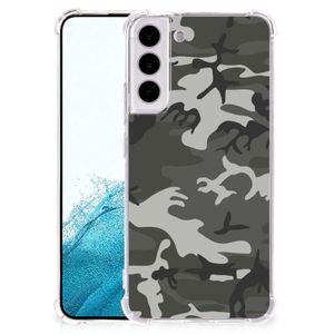 Samsung Galaxy S22 Plus Doorzichtige Silicone Hoesje Army Light