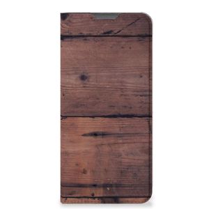 Motorola Moto E32 | Moto E32s Book Wallet Case Old Wood