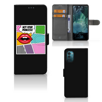 Nokia G11 | G21 Wallet Case met Pasjes Popart Princess - thumbnail