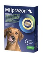 Krka Milprazon kauwtabletten ontwormingstabletten hond