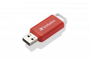 Verbatim V DataBar USB 2.0 Drive USB-stick 16 GB Rood 49453 USB 2.0