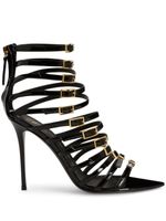 Giuseppe Zanotti sandales Intriigo Punk 105 mm à brides - Noir - thumbnail