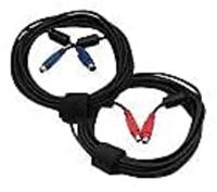 Logitech 993-001137 Mini-DIN, zwarte kabeladapter, adapter voor kabel