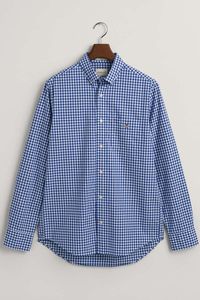 GANT Regular Fit Overhemd blauw, Ruit