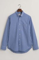 GANT Regular Fit Overhemd blauw, Ruit - thumbnail