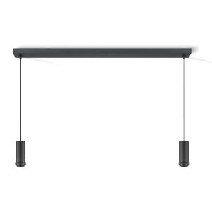 Light depot - hanglamp pendel XXL 2L Beam - zwart - Outlet