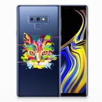 Samsung Galaxy Note 9 Telefoonhoesje met Naam Cat Color