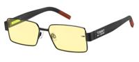 Tommy Hilfiger zonnebril 0005/S cat.3 nylon/staal zwart/geel