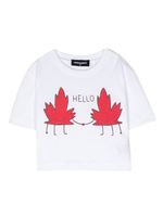 DSQUARED2 KIDS t-shirt à logo imprimé - Blanc - thumbnail