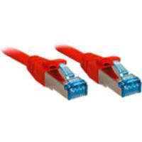 LINDY 47168 RJ45 Netwerkkabel, patchkabel CAT 6A S/FTP 10.00 m Rood 1 stuk(s) - thumbnail