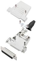 Encitech DTSL25-SJSRG-T-DBS-K 6355-0086-13 D-SUB Buchsenleisten-Set 180° Polzahl: 25 Lötkelch 1 pc(s)